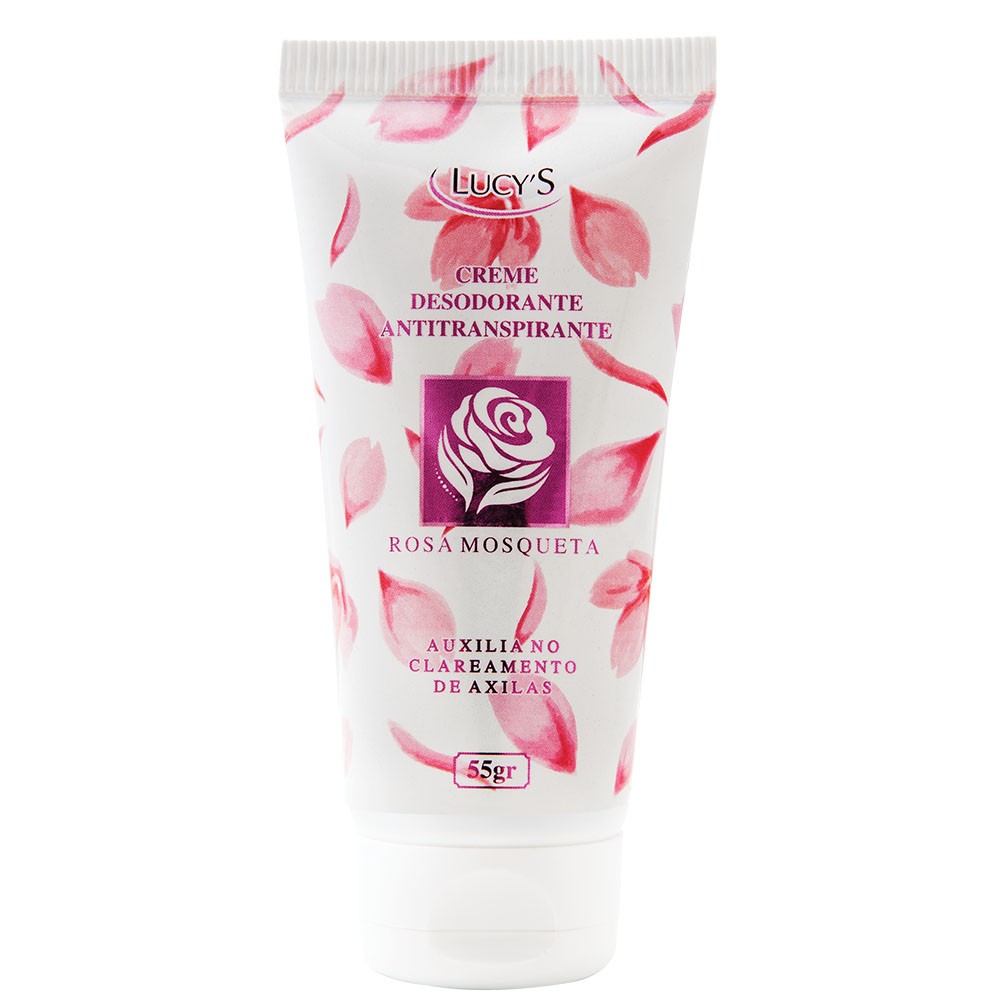 Creme Desodorante Antitranspirante Rosa Mosqueta - 55gr